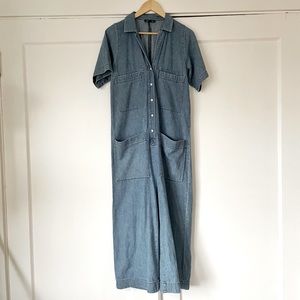 Ilana Kohn SMALL Mabel jumpsuit coveralls, Light Denim